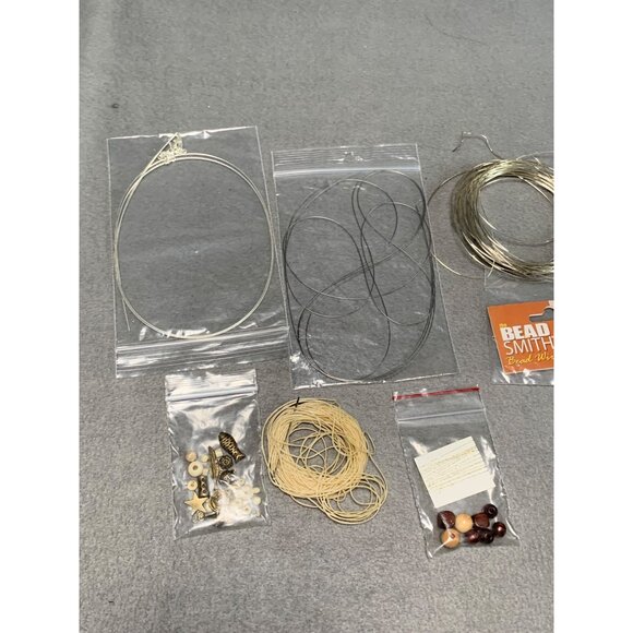Jewelry Making Kit: Beadsmith Bead Wire Beads Cords & Findings - Picture 2 of 6